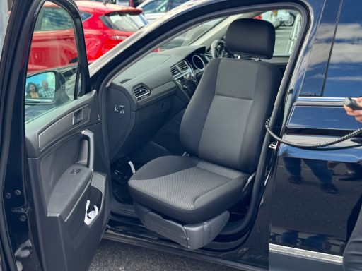 Remote moveable seat for access